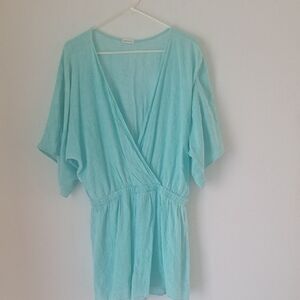 Elegant Light Blue Jumpsuit